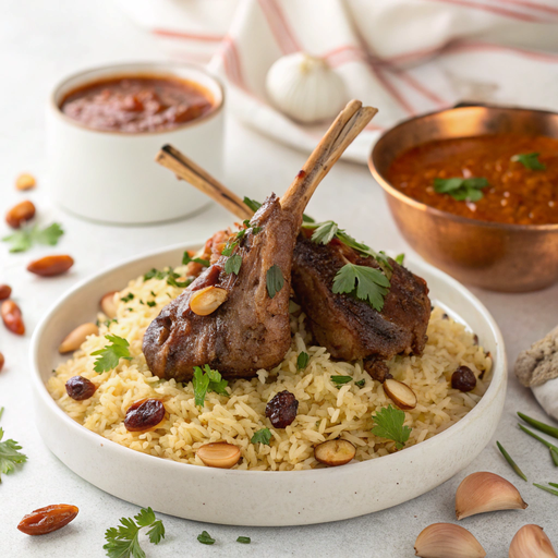 Arabian Lamb Mandi (2 Piece Serving) Arabian Lamb Mandi (2 Piece Serving)