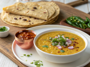 Daal Parathawith Omelete